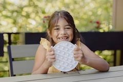 Chuckle & Roar – Pop It! Braille – Tactile Sensory Fun Popping Game – Standard