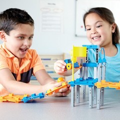 STEM Toy City Engineering Design Building Set 89 Pieces Kids Problem Solving