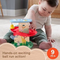 Fisher-Price Wooden Treehouse Ball Run Toy, Developmental Play, NEW In Box