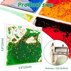 Art3d 12-Pack Square Colorful Liquid Play Mats for Children’s Rooms