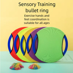 35cm Bouncing Circle Throwing Training Sensory Toy Kids Outdoor Games Balance Tr