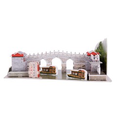 3D paper puzzle building model toy China Beijing The summer palace suzhou street