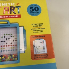 Magnetic Board Dot Art Designer Color by Number Toy Mess Free Stencil Art