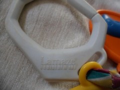 Lamaze Baby Teething Ring Lenticular Learning Curve Early Development Clip Toy