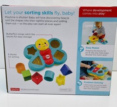 Fisher-Price Butterfly Shape Sorter Develops Fine Motor/Problem Solving