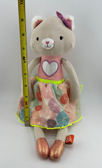 lot of 3 Baby Toys 6 to 18 Months Girls Soft Doll Plush Bunny Purple Warmies
