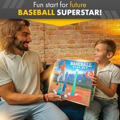 Toddler Baseball Set with Manual Operation Safe Non Toxic Materials for Kids