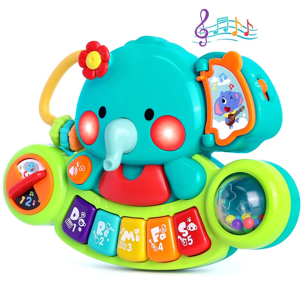 Baby Piano Toy Light Up Music Keyboard Early Learning Infant Gift