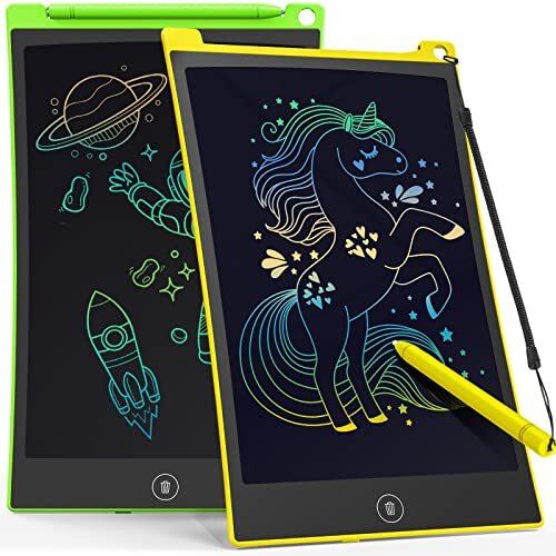 2 Pack LCD Writing Tablet 8.5″ Doodle Board Drawing Tablet for Kits Toddlers