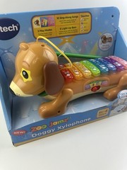 VTech Zoo Jamz Doggy Xylophone with Accessories For Kids 1.5-4 Years Open Box
