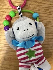 The Manhattan Toy Company – Monkey Travel Activity Toy – Clip On Design – 13″