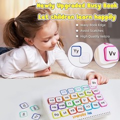 Interactive Toddler Learning Activities Busy Book with 14 Writing Pages
