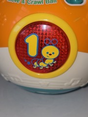 VTech Move and Crawl Ball Educational Rolling Baby Interactive Toy Works Cf