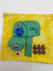 12 Page Handmade Cloth Kids Activity Book Busy Book Age 3+