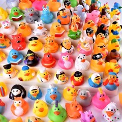55 Packs Rubber Ducks in Bulk Assortment Jeep for 55PCS 2″ Duck