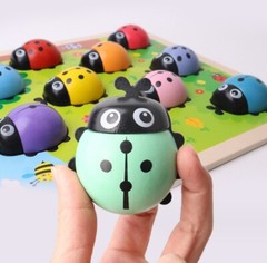 Baby Ladybug Puzzle English Learning Board Puzzle and Early Education Toys