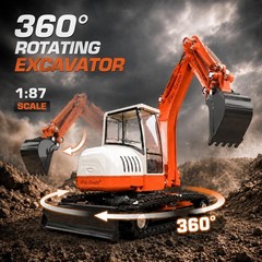 Durable Metal Toy Trucks – Excavator, Bulldozer, Dump Truck