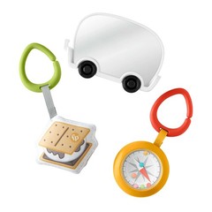 Fisher Price S’more Fun Camping Gift Set 3 Infant Activity Toys BPA Free
