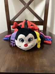 Becky Ladybug Buckle Toy Turtle Plush Stuffed Animal Early Learning 10” Pocket