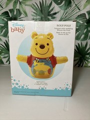 DISNEY BABY WINNIE THE POOH Bear ROLY POLY TOY AGES 6 MONTHS Wobbling