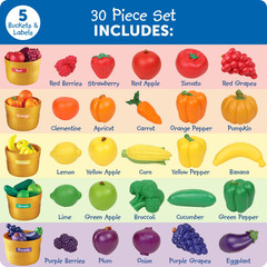 Learning Resources Farmer’s Market Color Sorting Set Toddler Toy 18+ Months