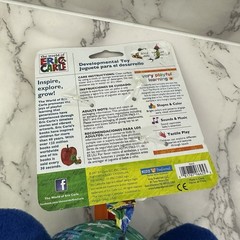 Eric Carle Developmental Toy Elephant New Blue 0+ Month Baby Crinkle Mirror