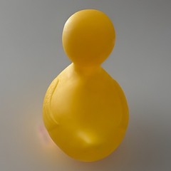 JUMBO RUBBER DUCKY TOYSMITH XL SOLID 9” YELLOW FLOATING POOL BATH TUB TOY CUTE!