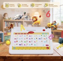 Magnetic Learning Toy for Kids 3+ Letters, Numbers, and Image Reading Game!!