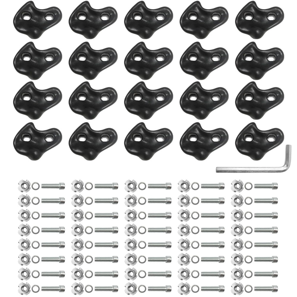 20PCS Rock Climbing Holds for Kids Climber,Extra Large Adult Rock Climbing St…