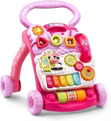 Sit-to-Stand Learning Walker Frustration Free Packaging, Pink