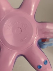 Nuby Purple Octopus Hoopla Floating Interactive Bath Toy 3 Tossing Rings Toy NEW