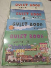 Quiet Books for Toddlers, 4 Pk Montessori Learning & Educational Books 3+- New