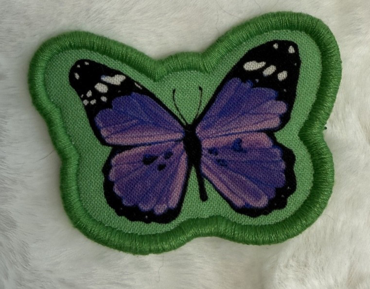 Lovevery Fuzzy Bug Shrub Replacement Insect Stick On Purple BUTTERFLY