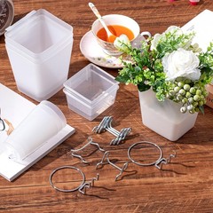 Jinei 12 Pcs Pegboard Bins and Cups with Hooks and Loops Peg Assortment Organ…