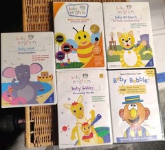 BABY EINSTEIN LOT OF 5 BABY EINSTEIN DVD’s AGES 0 – 1+