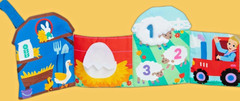 Ms. Rachel’s Farm Sensory Learning Baby Activity Toy Foldable Plush Book NEW