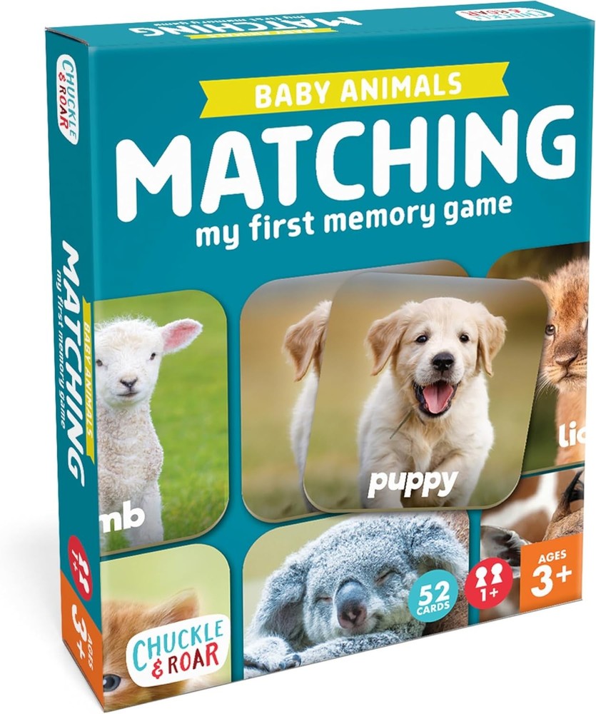 Baby Animals Matching Memory Game Chuckle Roar