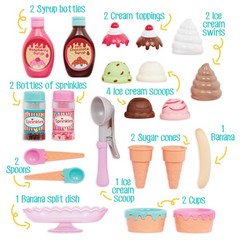 – Play Circle – Toy Food – Ice Cream Set – Kitchen Accessories for Kids – Pre…