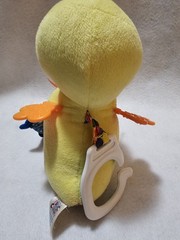 Eric Carle Duck Plush Activity Development Crinkle Teether Clip-On Toy Rattle