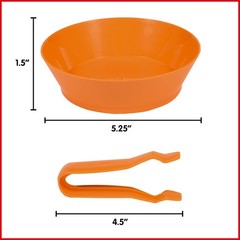 Sorting Bowls & Tweezers, Set of 12, 6 Colors