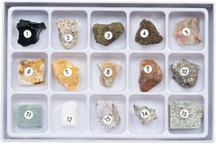 Educational STEM Toy Rock Science Kit with 15 Specimens for Budding Geologists