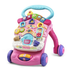 VTech Stroll & Discover Activity Walker Pink Baby Toddler Push Walker Toy