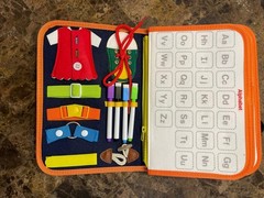 Felt Sensory Travel Busy Book Board Educational Toys for Toddlers 1-2 Years Old