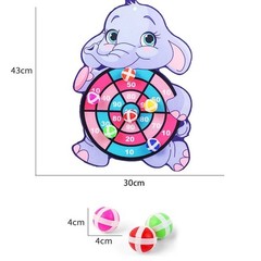 Child Montessori Toys for Kids 2 To 4 Years Old Cartoon Animal Dart Board Sticky