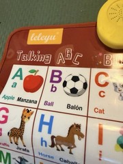 Bilingual Talking Poster ABC 123 Music Ineractive Toy Kids 3+ Spanish English