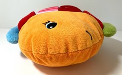 Melissa & Doug Flip Fish Soft Baby Sensory Tummy Time Plush Toy