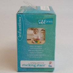 Silicone Stacking Stars 5 Set Bath Learning Toy Soft Durable Easy Counting