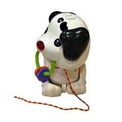 VTech Pull and Sing Dalmatian Puppy Dog Infant Toy 6-36M Clean! WORKS! SEE VIDEO