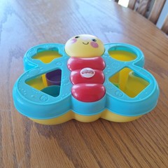 Fisher-Price “Butterfly Shape Sorter”, Mattel 2014 PRE-OWNED & COMPLETE USED