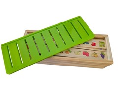 Montessori Kids Category Sorting Toy Wooden Numbers Shapes Vehicles Food Animals